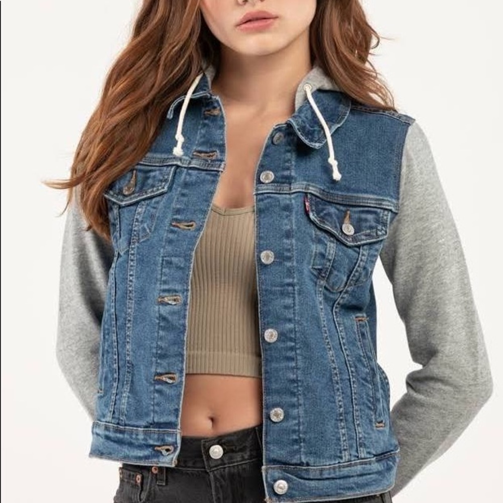 Women's Levi's Hybrid Hooded Original Trucker Jacket🤍